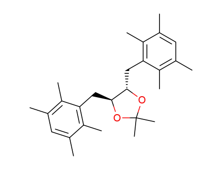 (4S,5S)-2,2-Dimethyl-4,5-bis-(2,3,5,6-tetramethyl-benzyl)-[1,3]dioxolane