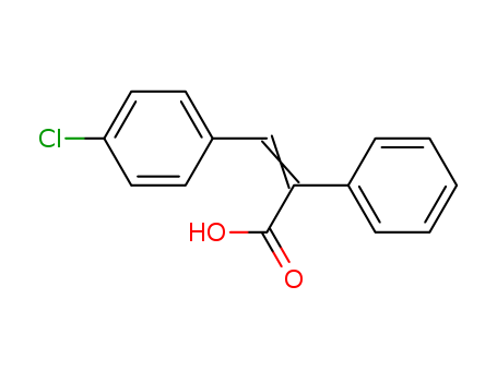 3-(4-chlorophenyl)-2-phenyl-prop-2-enoic acid cas  7466-99-1