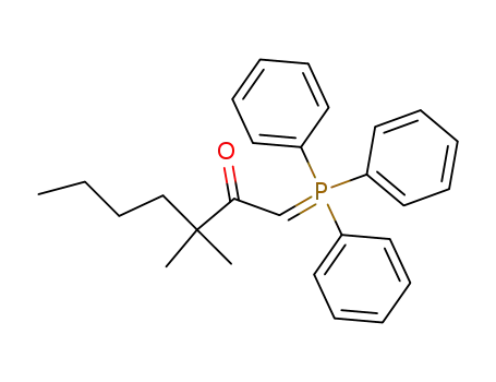 2-Heptanone, 3,3-dimethyl-1-(triphenylphosphoranylidene)-