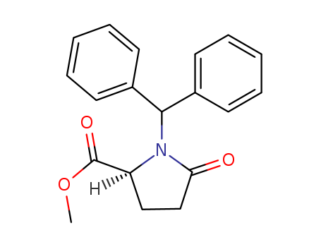 L-Proline, 1-(diphenylmethyl)-5-oxo-, methyl ester