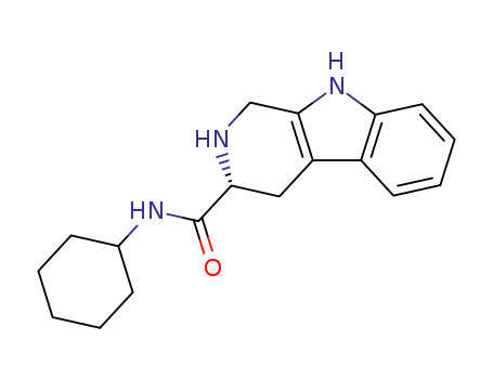 R(+)-1,2,3,4-tetrahydro-β-carboline-3-carboxy-N-cyclohexylamide
