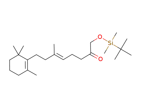 (E)-1-<(tert-butyl)dimethylsiloxy>-6-methyl-8-(2',6',6'-trimethylcyclohex-1'-enyl)oct-5-en-2-one
