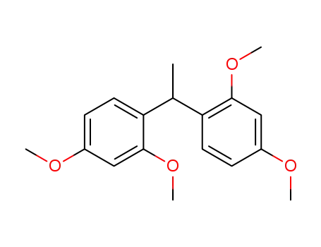 Molecular Structure of 76185-70-1 (Benzene, 1,1'-ethylidenebis[2,4-dimethoxy-)