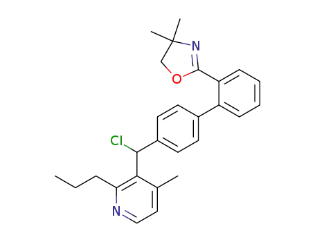 3-{Chloro-[2'-(4,4-dimethyl-4,5-dihydro-oxazol-2-yl)-biphenyl-4-yl]-methyl}-4-methyl-2-propyl-pyridine