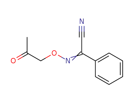 Benzeneacetonitrile, a-[(2-oxopropoxy)imino]-