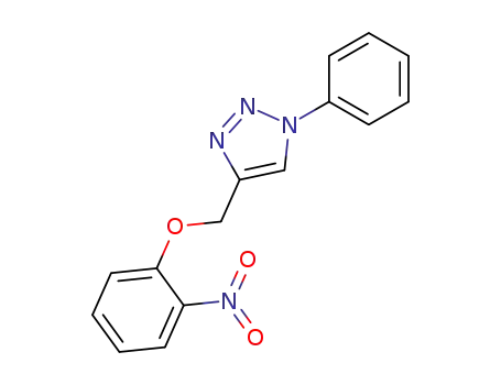 Molecular Structure of 113714-07-1 (1H-1,2,3-Triazole, 4-[(2-nitrophenoxy)methyl]-1-phenyl-)