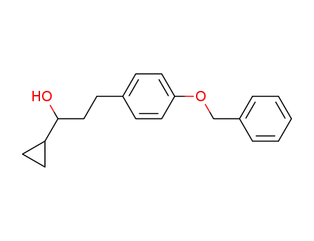 Benzenepropanol, a-cyclopropyl-4-(phenylmethoxy)-