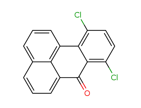 Molecular Structure of 42530-53-0 (8,11-Dichloro-7H-benz[de]anthracen-7-one)