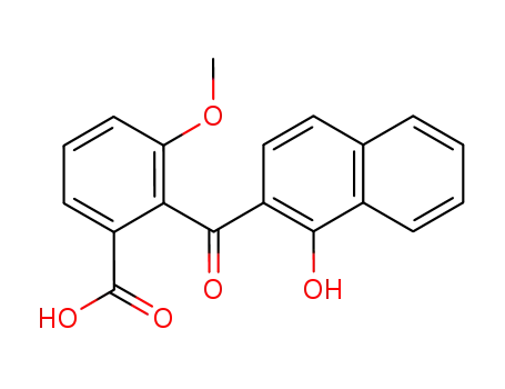 3-Methoxy-2-(1-hydroxy-2-naphthoyl)-benzoesaeure