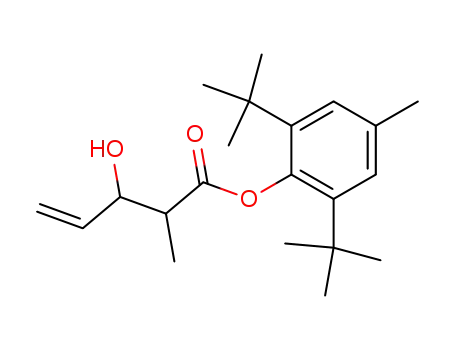 3-Hydroxy-2-methyl-pent-4-enoic acid 2,6-di-tert-butyl-4-methyl-phenyl ester