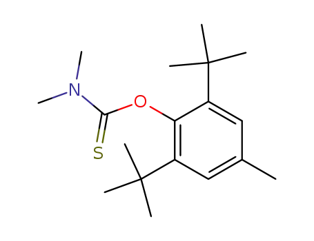 Molecular Structure of 13522-71-9 (O-(2,6-di-tert-butyl-4-methylphenyl) dimethylcarbamothioate)