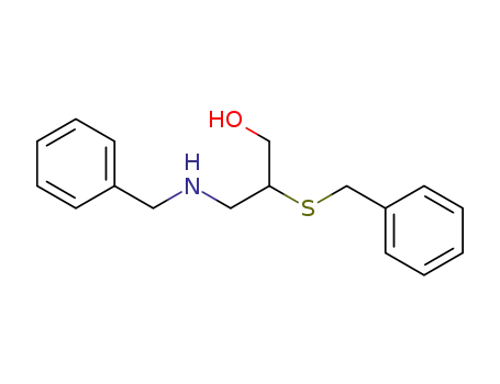 1-Propanol, 3-[(phenylmethyl)amino]-2-[(phenylmethyl)thio]-