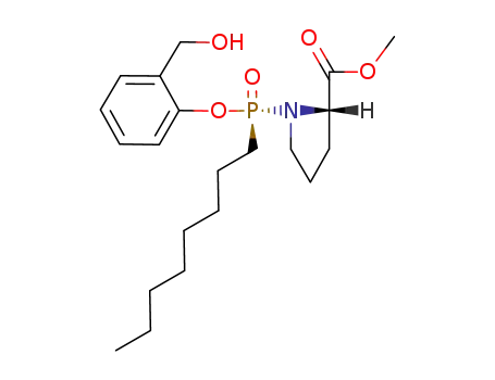 (Sp)-methyl N-<2-hydroxymethylphenoxy(octyl)phosphonyl> L-prolinate