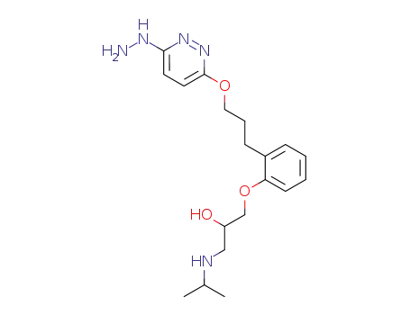 1-{2-[3-(6-Hydrazino-pyridazin-3-yloxy)-propyl]-phenoxy}-3-isopropylamino-propan-2-ol