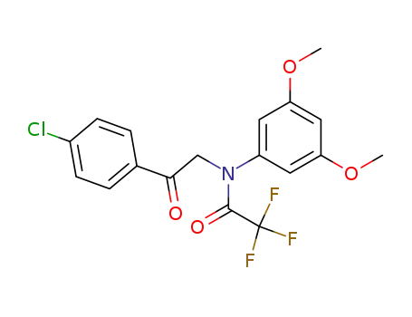 N-[2-(4-Chloro-phenyl)-2-oxo-ethyl]-N-(3,5-dimethoxy-phenyl)-2,2,2-trifluoro-acetamide
