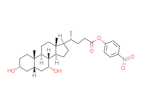Molecular Structure of 91612-92-9 (4-nitrophenyl chenodeoxycholate)