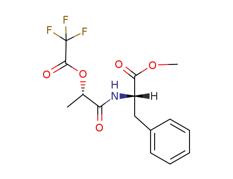 (S)-3-Phenyl-2-[(S)-2-(2,2,2-trifluoro-acetoxy)-propionylamino]-propionic acid methyl ester
