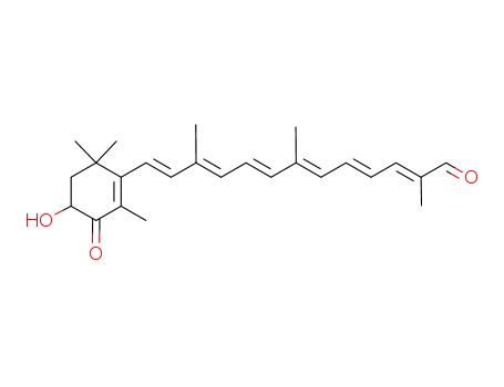 rac-3-Hydroxy-4-oxo-12'-apo-β-carotin-12'-al