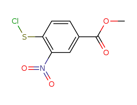 Methyl-3-nitro-4-chlorsulfenyl-benzoat