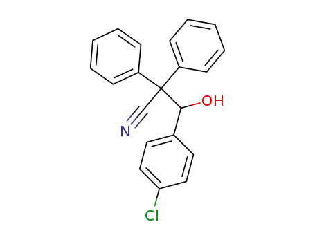 3-(4-Chloro-phenyl)-3-hydroxy-2,2-diphenyl-propionitrile