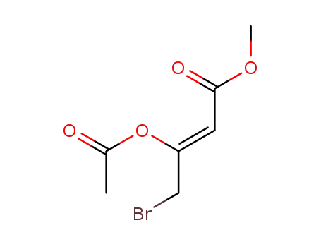 methyl (Z)-3-acetoxy-4-bromo-2-butenoate