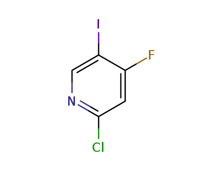 Molecular Structure of 1370534-60-3 (2-chloro-4-fluoro-5-iodopyridine)