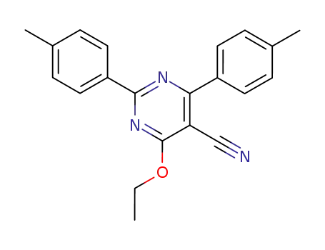 4-Ethoxy-2,6-di-p-tolyl-pyrimidine-5-carbonitrile