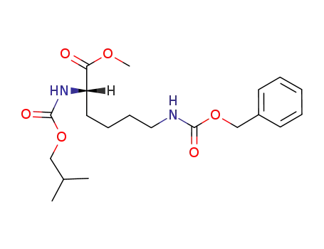 Molecular Structure of 86645-64-9 (iBuOCO-Lys(Z)-OMe)