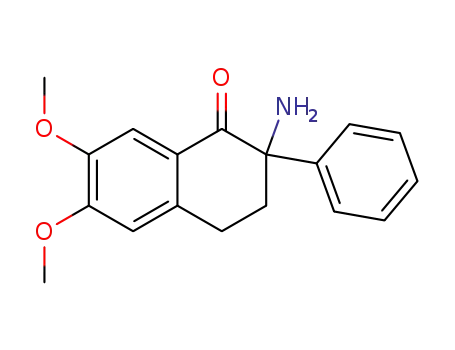 2-Amino-6,7-dimethoxy-2-phenyl-3,4-dihydro-2H-naphthalen-1-one