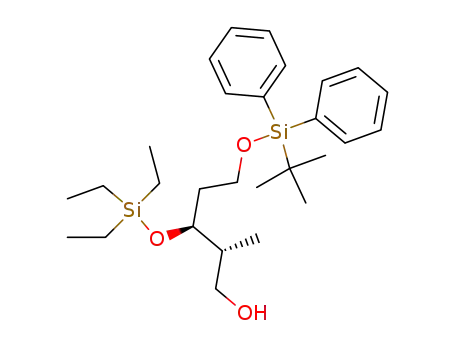 (2R,3S)-5-(tert-Butyl-diphenyl-silanyloxy)-2-methyl-3-triethylsilanyloxy-pentan-1-ol