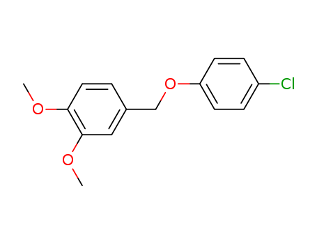 Benzene,4-[(4-chlorophenoxy)methyl]-1,2-dimethoxy- cas  31574-17-1