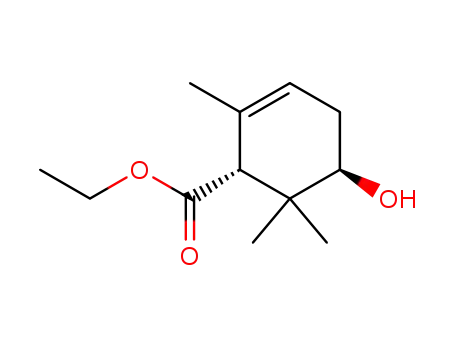 5-Hydroxy-2,6,6-trimethyl-2-cyclohexene-1-carboxylic acid ethyl ester