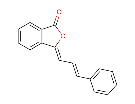 Molecular Structure of 171598-15-5 (3-(3-PHENYL-2-PROPENYLIDENE)-2-BENZOFURAN-1(3H)-ONE)