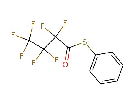 Butanethioic acid, heptafluoro-, S-phenyl ester