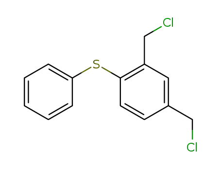 Benzene, 2,4-bis(chloromethyl)-1-(phenylthio)-