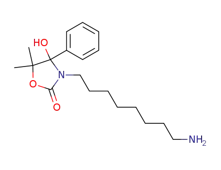 3-(8-aminooctyl)-4-hydroxy-5,5-dimethyl-4-phenyl-1,3-oxazolidin-2-one