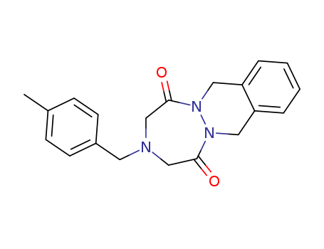 1H-[1,2,5]Triazepino[1,2-b]phthalazine-1,5(2H)-dione,3,4,7,12-tetrahydro-3-[(4-methylphenyl)methyl]- cas  81215-67-0