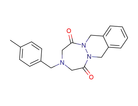 3-(4-methylbenzyl)-3,4,7,12-tetrahydro-1H-[1,2,5]triazepino[1,2-b]phthalazine-1,5(2H)-dione