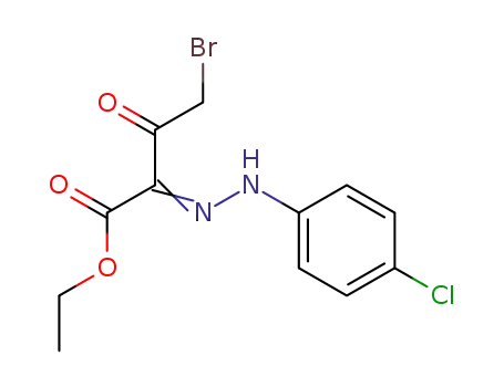 Butanoic acid, 4-bromo-2-[(4-chlorophenyl)hydrazono]-3-oxo-, ethyl
ester