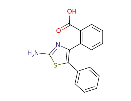 o-(2-amoni-5-phenylthiazol-4-yl)benzoic acid