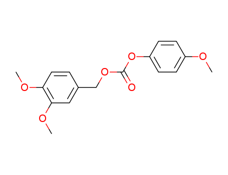 Carbonic acid,(3,4-dimethoxyphenyl)methyl 4-methoxyphenyl ester cas  31594-17-9