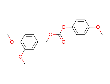 Molecular Structure of 31594-17-9 (3,4-dimethoxybenzyl 4-methoxyphenyl carbonate)
