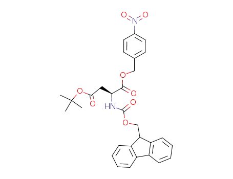 L-Aspartic acid, N-[(9H-fluoren-9-ylmethoxy)carbonyl]-,
4-(1,1-dimethylethyl) 1-[(4-nitrophenyl)methyl] ester