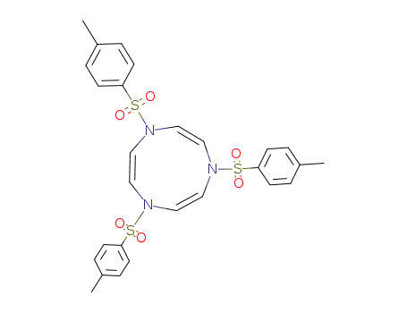 Molecular Structure of 54724-87-7 (1H-1,4,7-Triazonine, 4,7-dihydro-1,4,7-tris[(4-methylphenyl)sulfonyl]-,
(2Z,5Z,8Z)-)