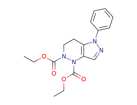 diethyl 1-phenyl-4,5,6,7-tetrahydropyrazolo<4,3-c>pyridazine-4,5-dicarboxylate