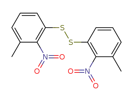 Molecular Structure of 60310-09-0 (Di(3-methyl-2-nitrophenyl)-disulfid)