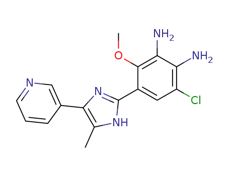 2-(3,4-diamino-5-chloro-2-methoxyphenyl)-5-methyl-4-(3-pyridyl)imidazole