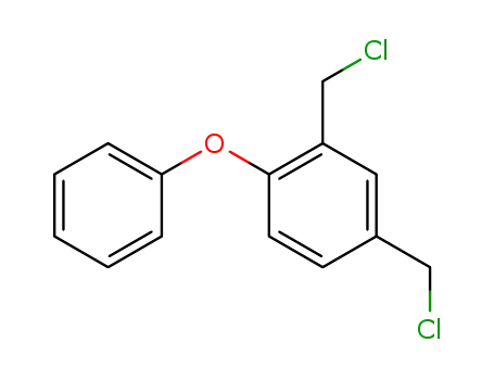 Molecular Structure of 67666-87-9 (2,4-BIS(CHLOROMETHYL)DIPHENYLOXIDE)