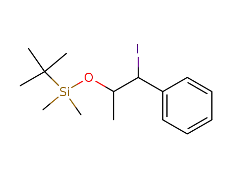 tert-Butyl-(2-iodo-1-methyl-2-phenyl-ethoxy)-dimethyl-silane