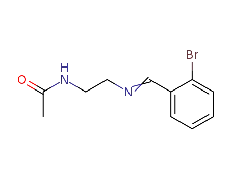 Molecular Structure of 128651-75-2 (2-Acetylamino-N-(2-bromobenzylidene)ethylamine)